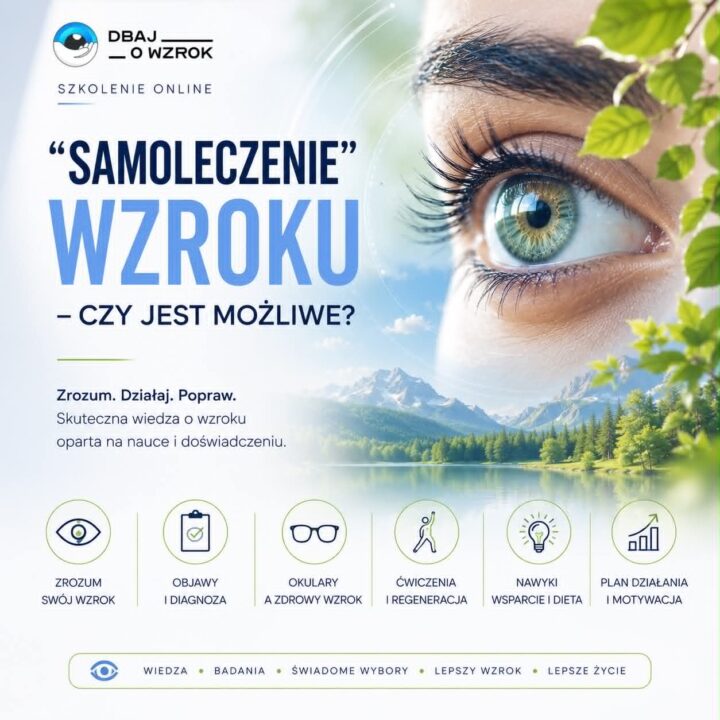 Webinar: „Samoleczenie” wzroku – czy jest możliwe?